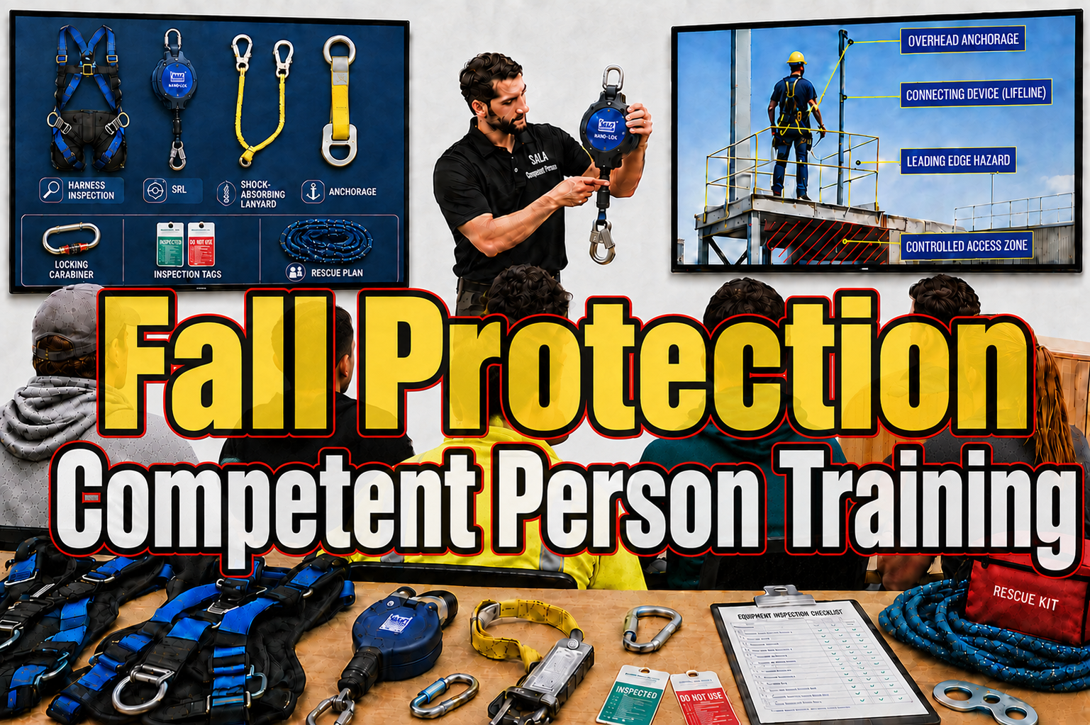 Fall protection competent person training