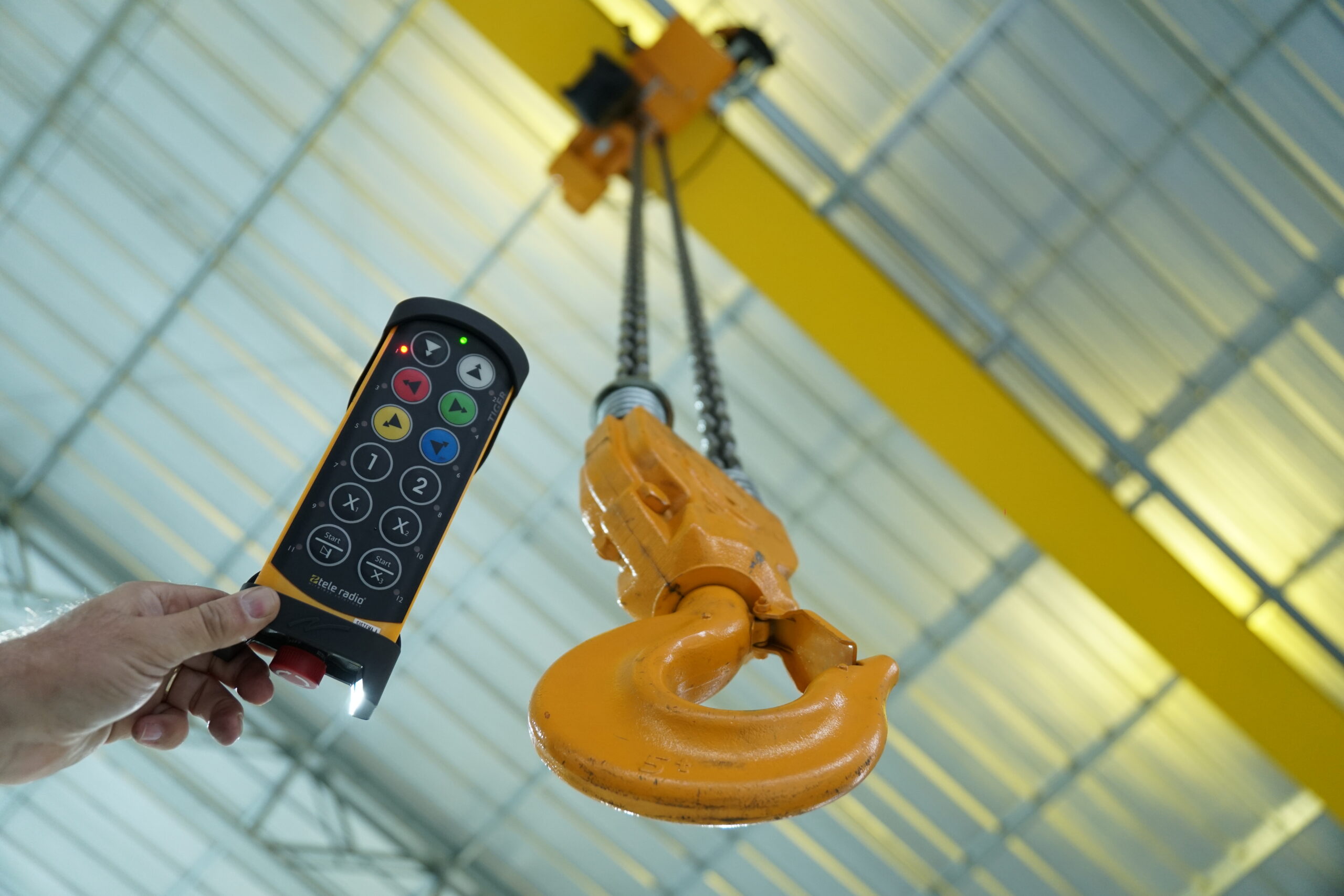 wireless radio controlled hoist operator training